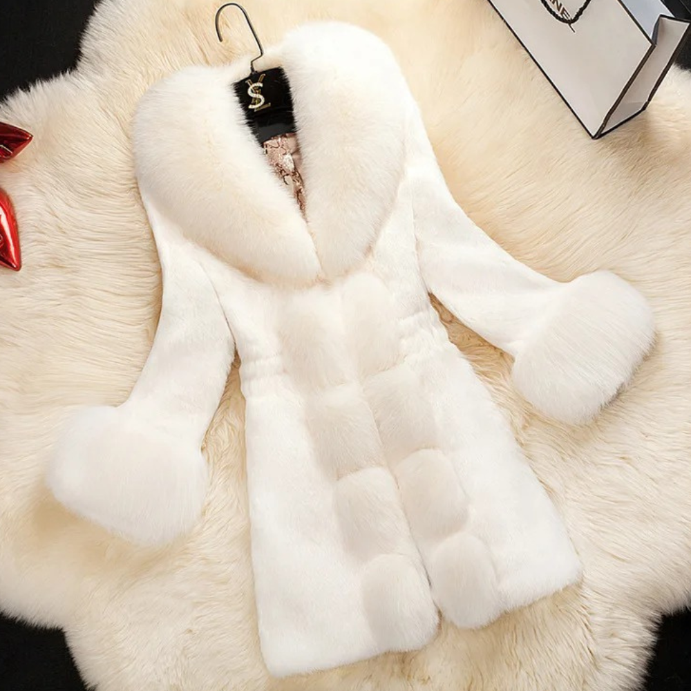 GIUSEPPINA - Luxury Fluffy Women's Coat for a Sophisticated Look