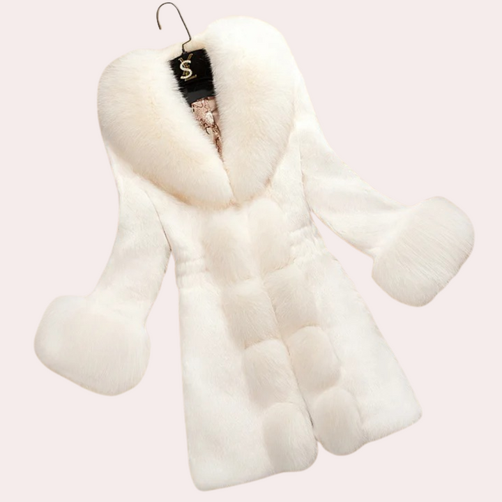 GIUSEPPINA - Luxury Fluffy Women's Coat for a Sophisticated Look