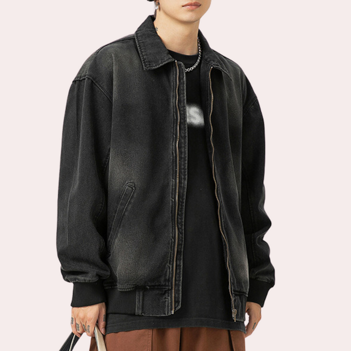 HAROLD - Trendy Denim Jacket for the Contemporary Man