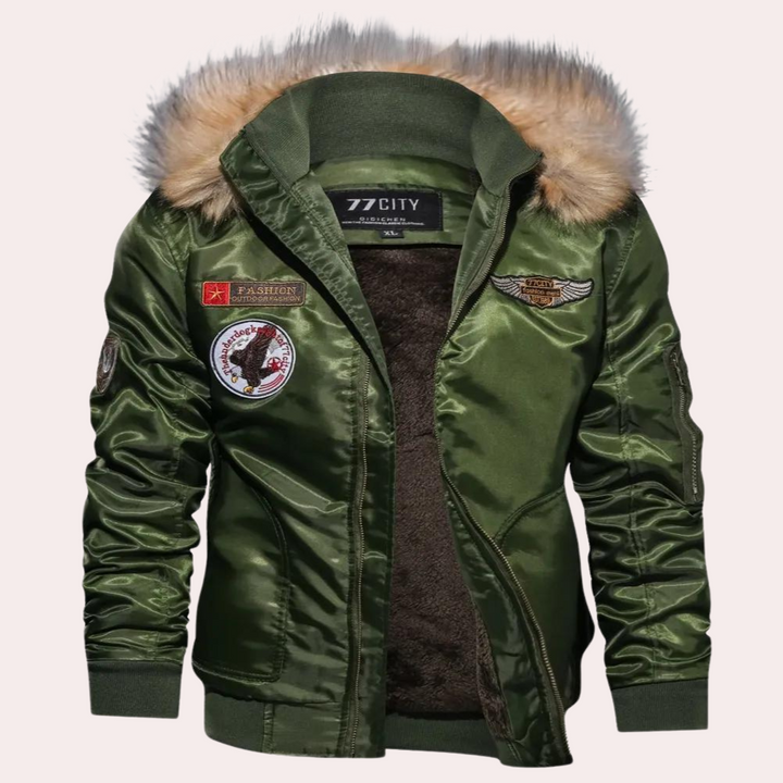 DONALD - Men's hooded winter coat