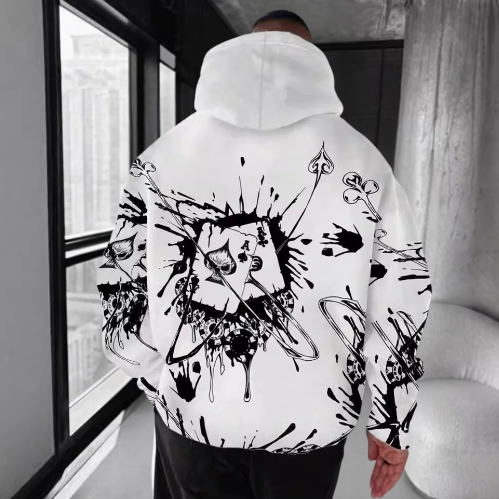 Stylish DALE Hoodie with Unique Prints for Men