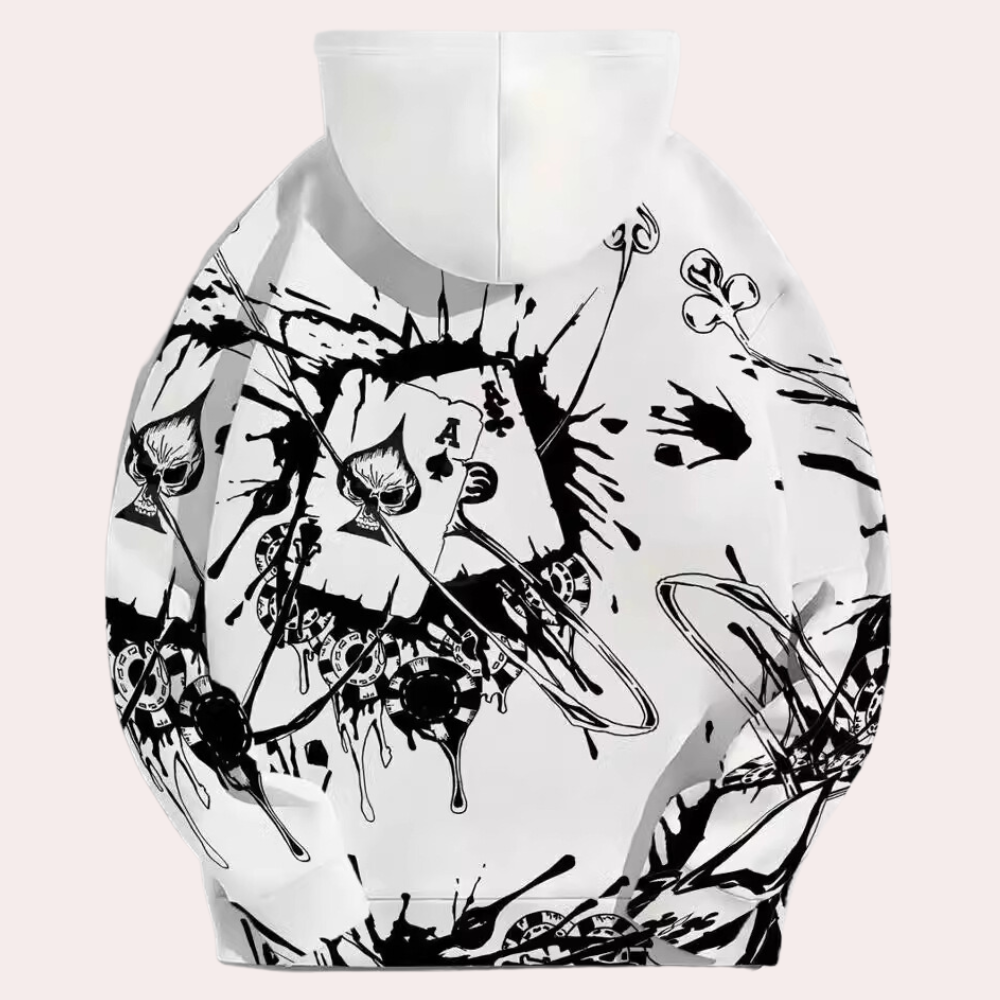 Stylish DALE Hoodie with Unique Prints for Men