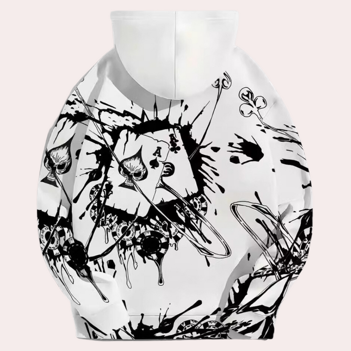 Stylish DALE Hoodie with Unique Prints for Men