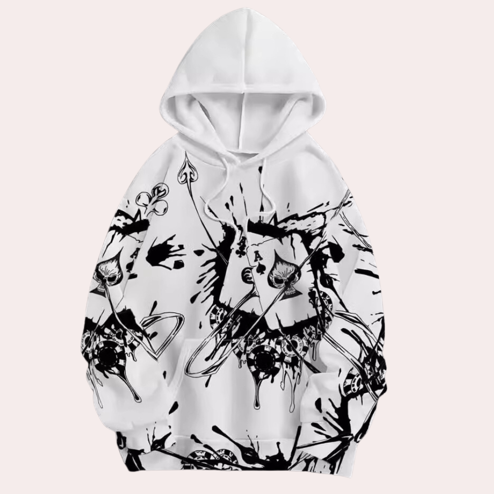 Stylish DALE Hoodie with Unique Prints for Men