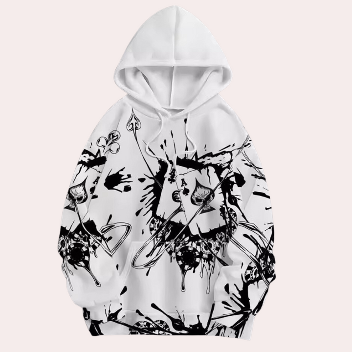 Stylish DALE Hoodie with Unique Prints for Men