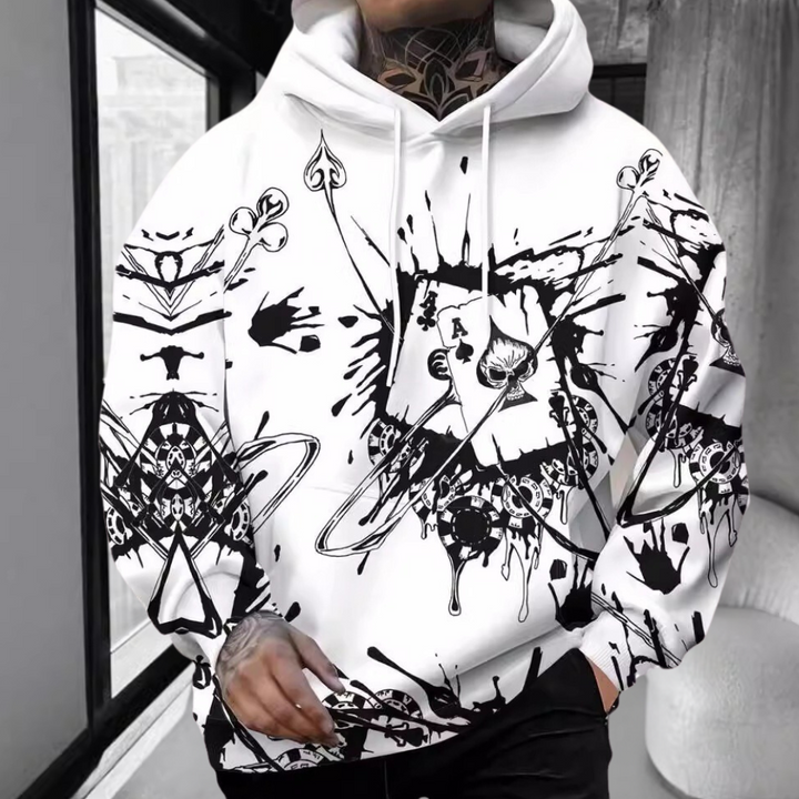 Stylish DALE Hoodie with Unique Prints for Men