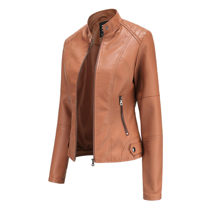 MILENA - Chic leather jacket for a fashionable look