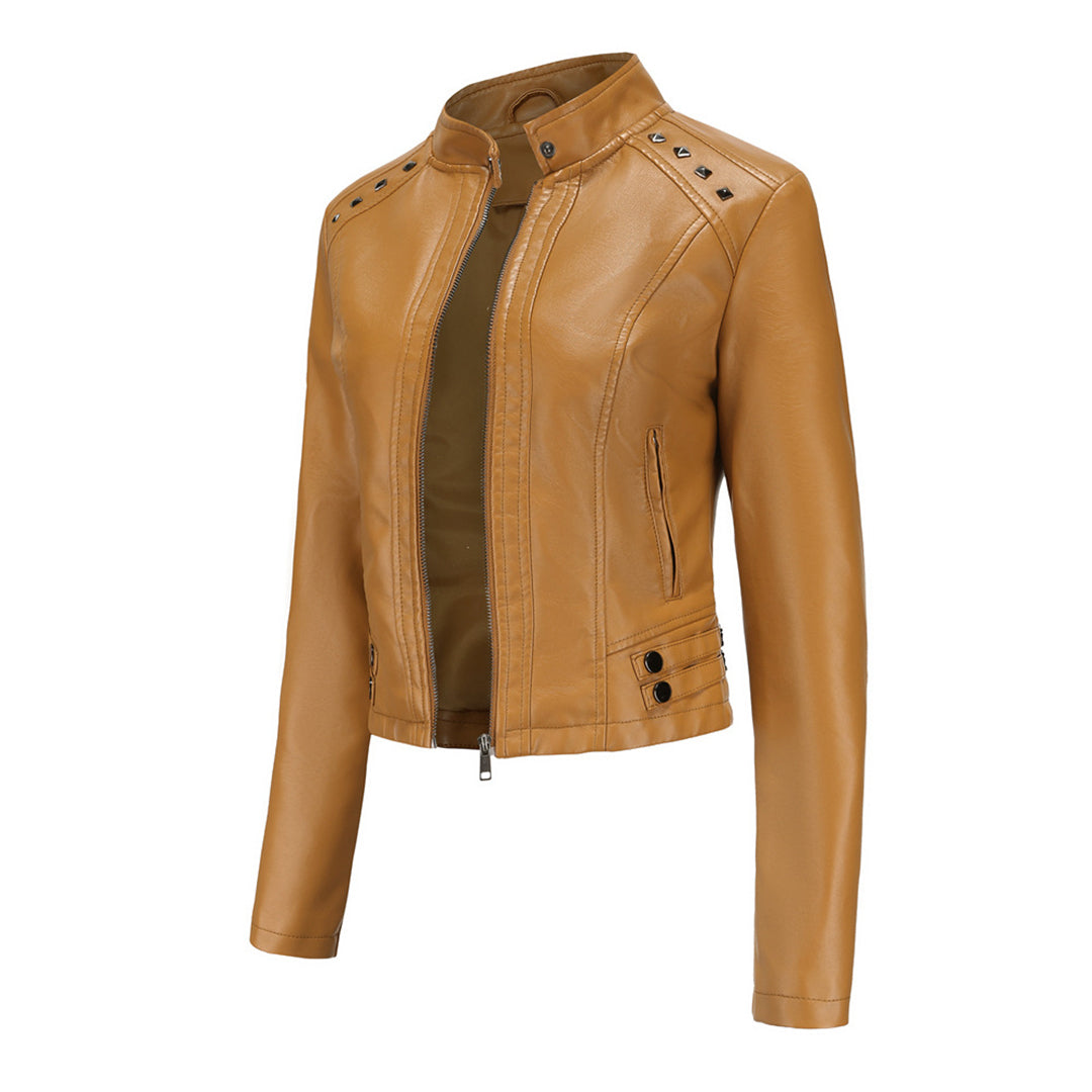 NAJLA - Elegant leather jacket for every occasion