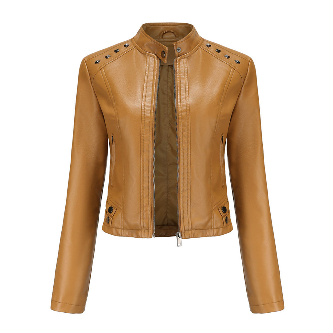 NAJLA - Elegant leather jacket for every occasion