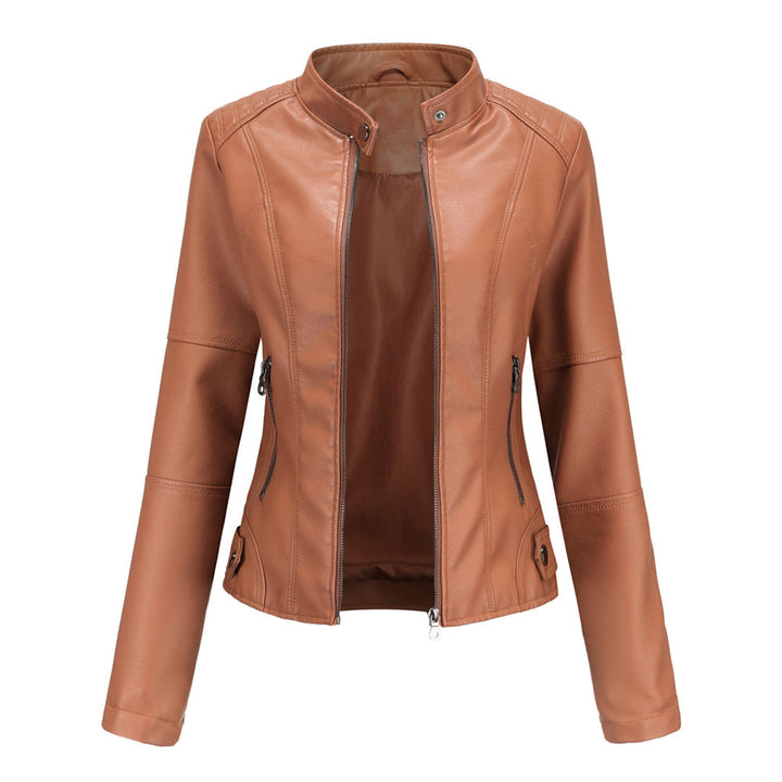 MILENA - Chic leather jacket for a fashionable look