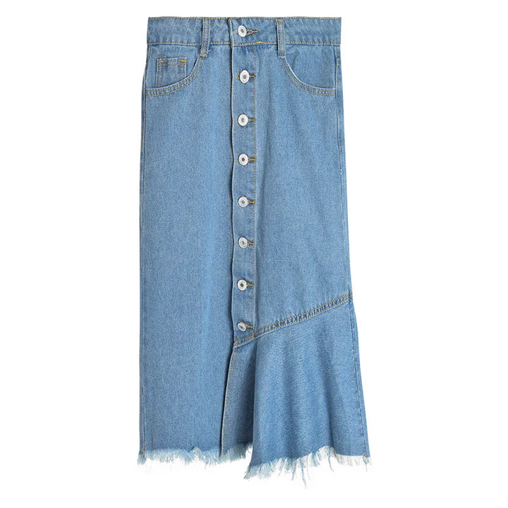 Helena - Denim mid-skirt