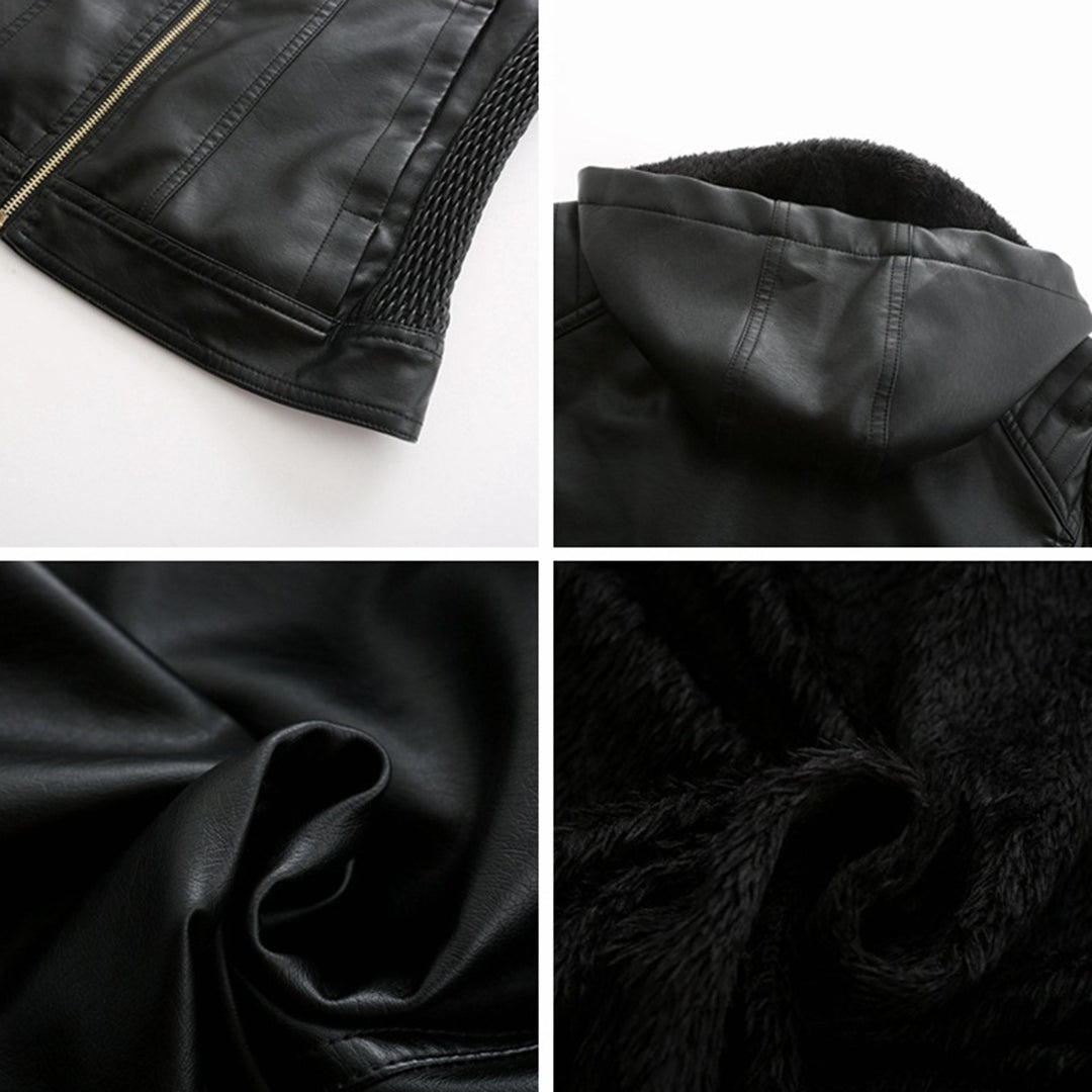 MIRJETE - Elegant leather jacket for a trendy look