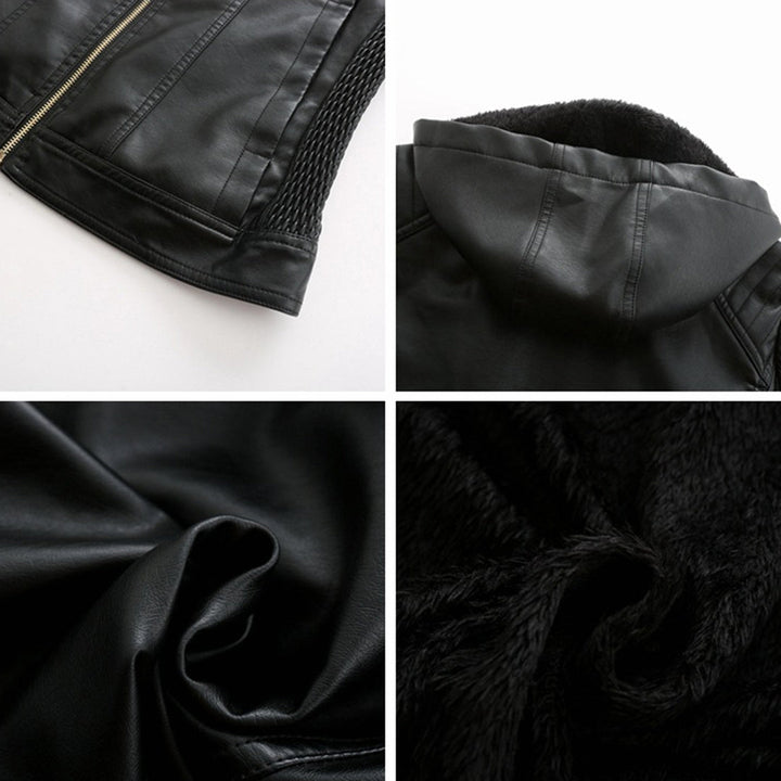 MIRJETE - Elegant leather jacket for a trendy look