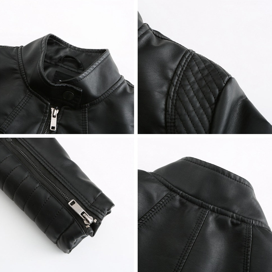 MARIJA - Elegant leather jacket for a timeless look