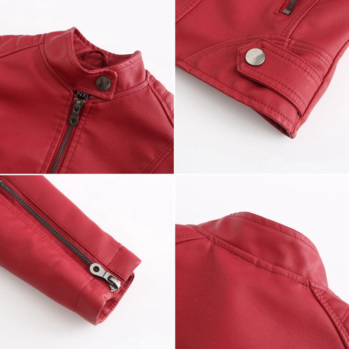 MILENA - Chic leather jacket for a fashionable look