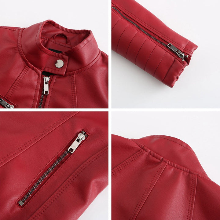 MARIJA - Elegant leather jacket for a timeless look