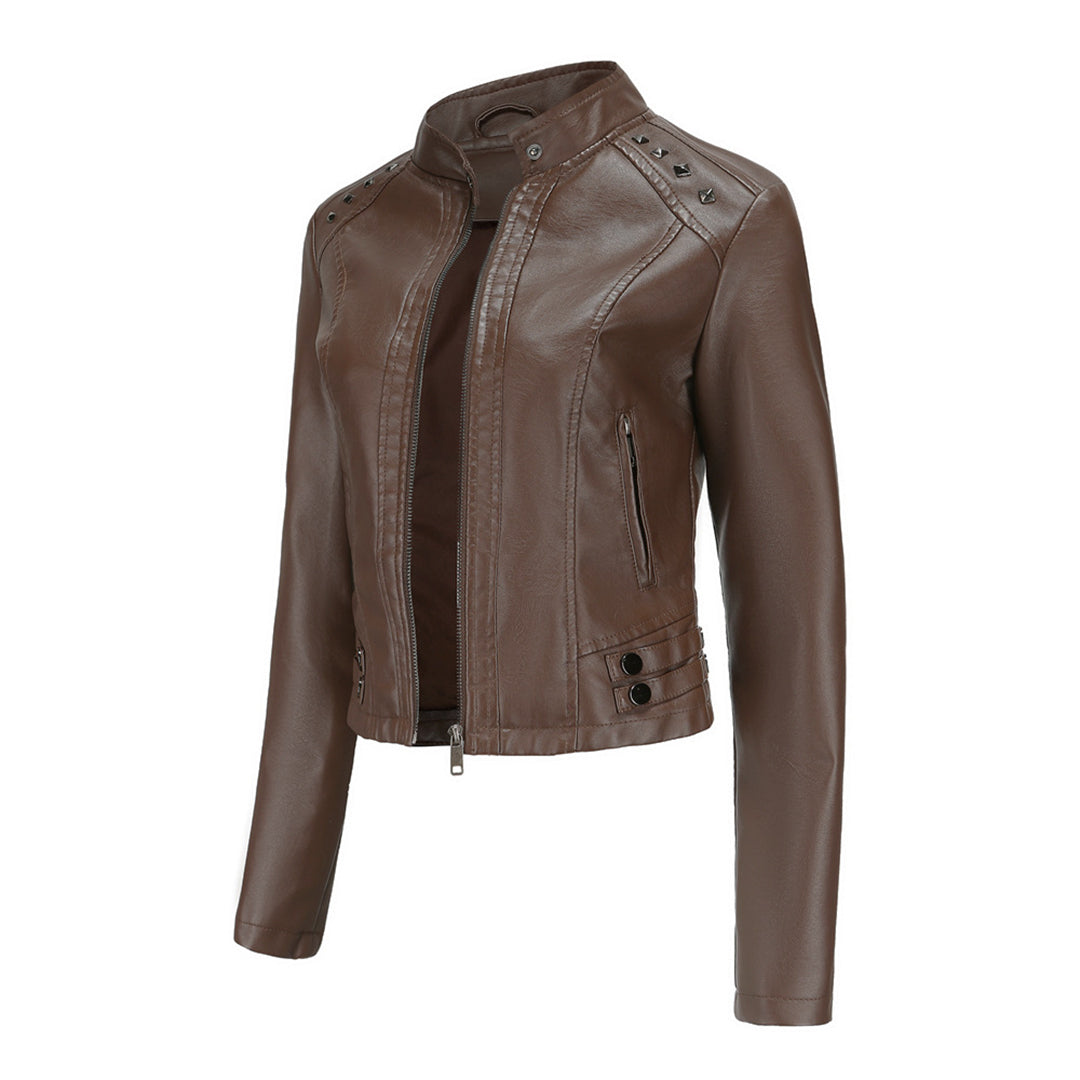 NAJLA - Elegant leather jacket for every occasion