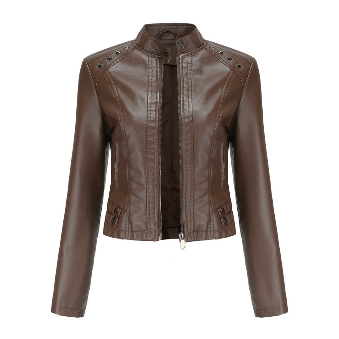 NAJLA - Elegant leather jacket for every occasion