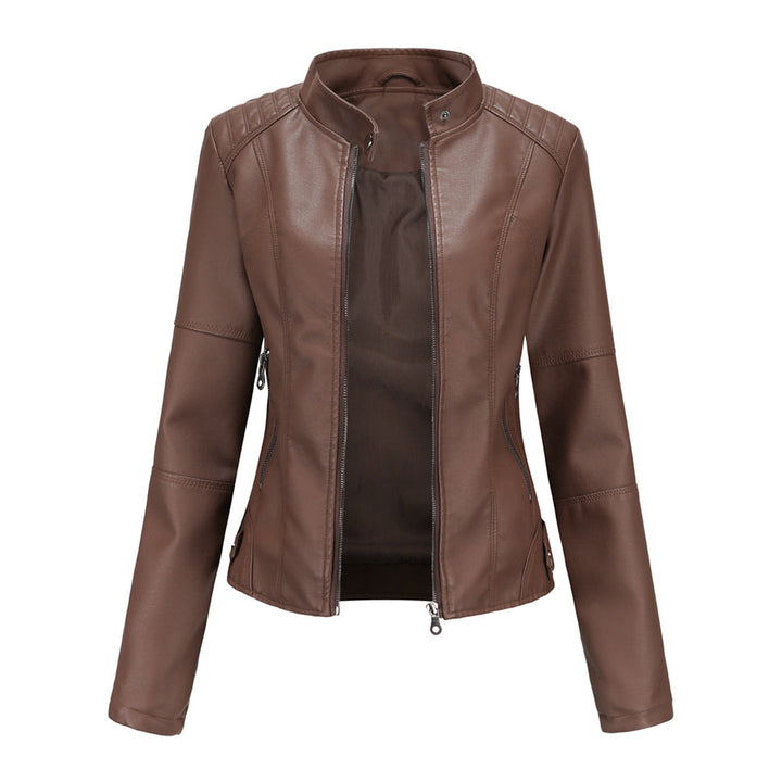 MILENA - Chic leather jacket for a fashionable look
