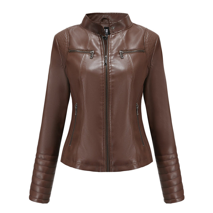 MARIJA - Elegant leather jacket for a timeless look