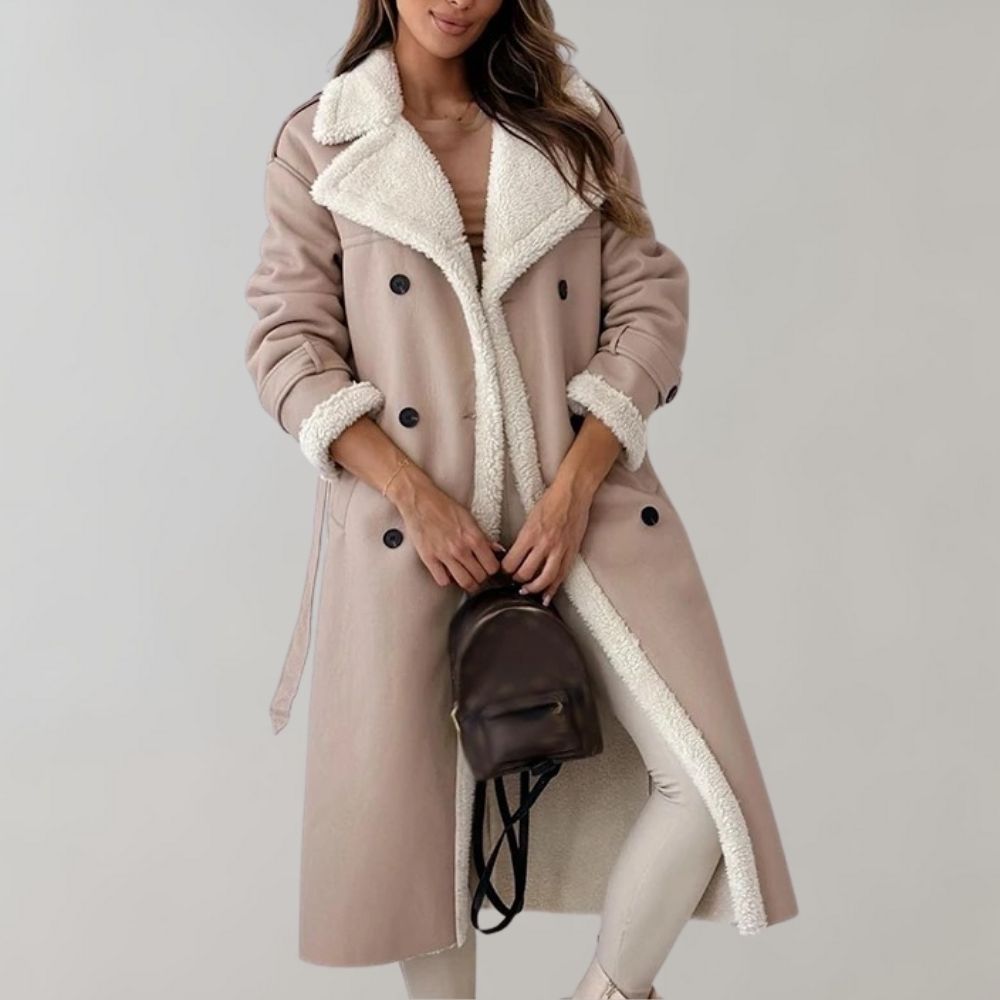 Cornelis - Elegant Long Winter Coat for Ladies