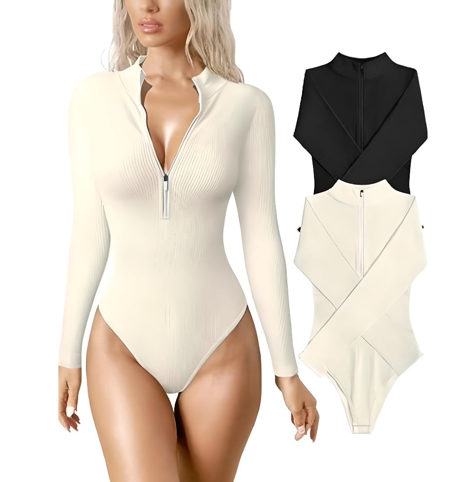 Anna™ - Bodycon zip in elastane