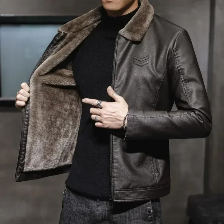 Bryan - Stylish Plush Jacket for the Modern Man