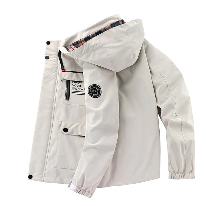 Stylish men's hooded mackintosh - DAMIAN