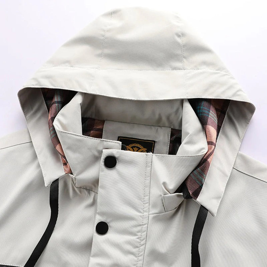Stylish men's hooded mackintosh - DAMIAN