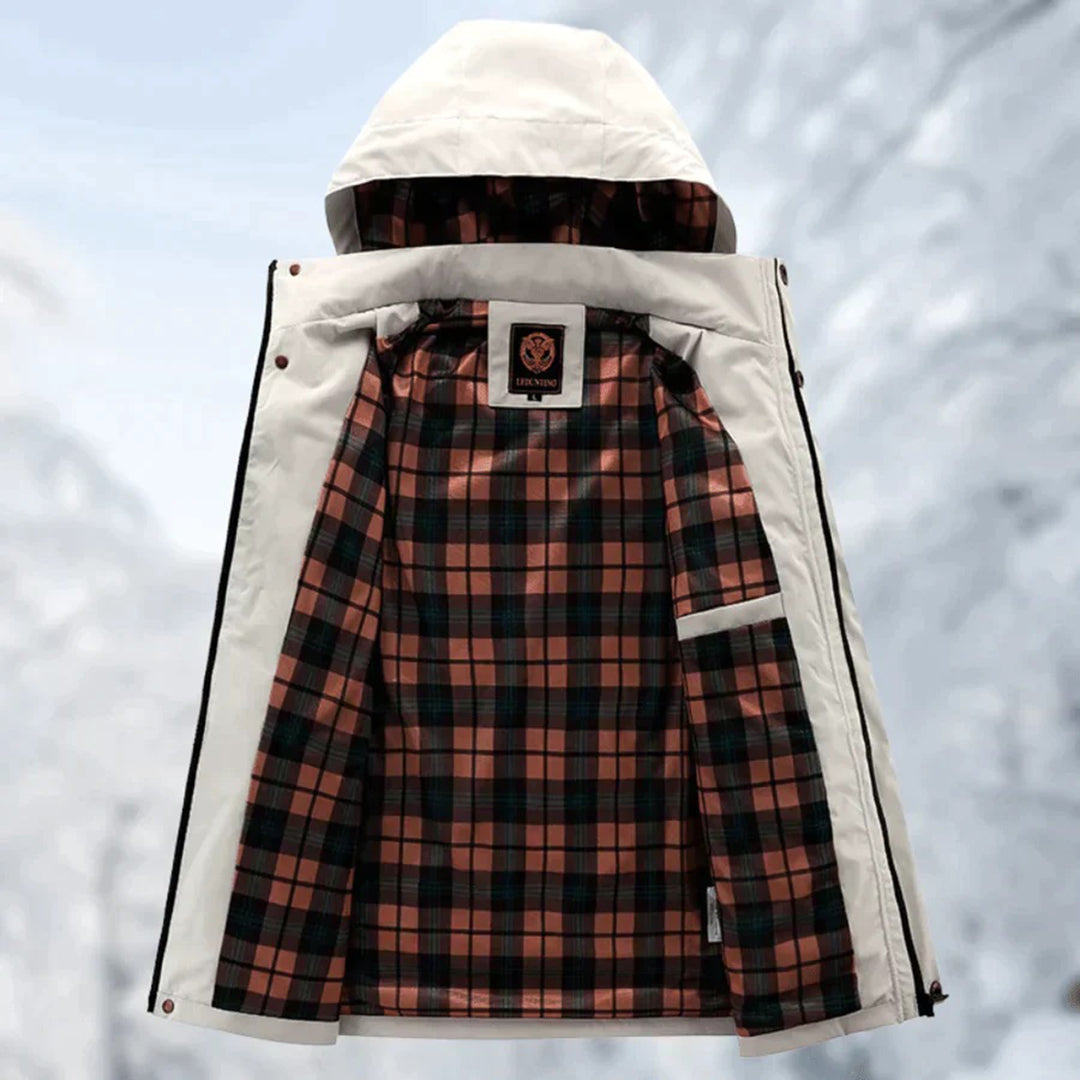 Stylish men's hooded mackintosh - DAMIAN