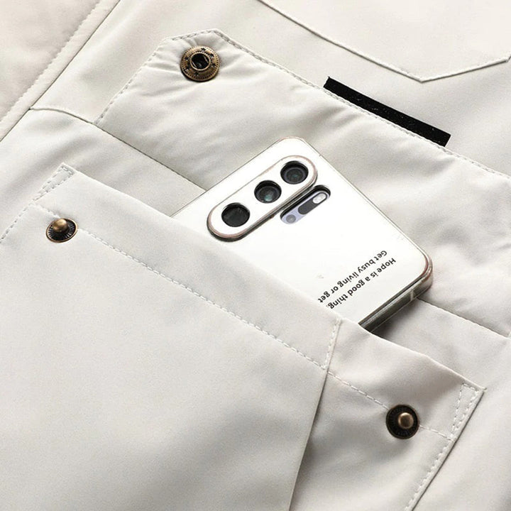 Stylish men's hooded mackintosh - DAMIAN