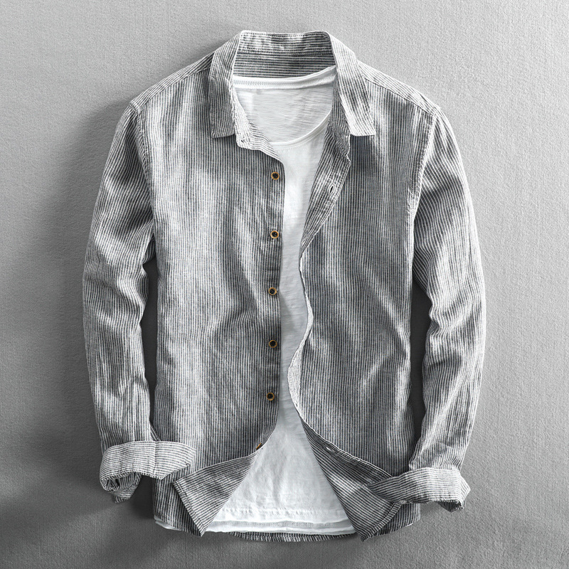 Oliver™ - Striped Linen Shirt