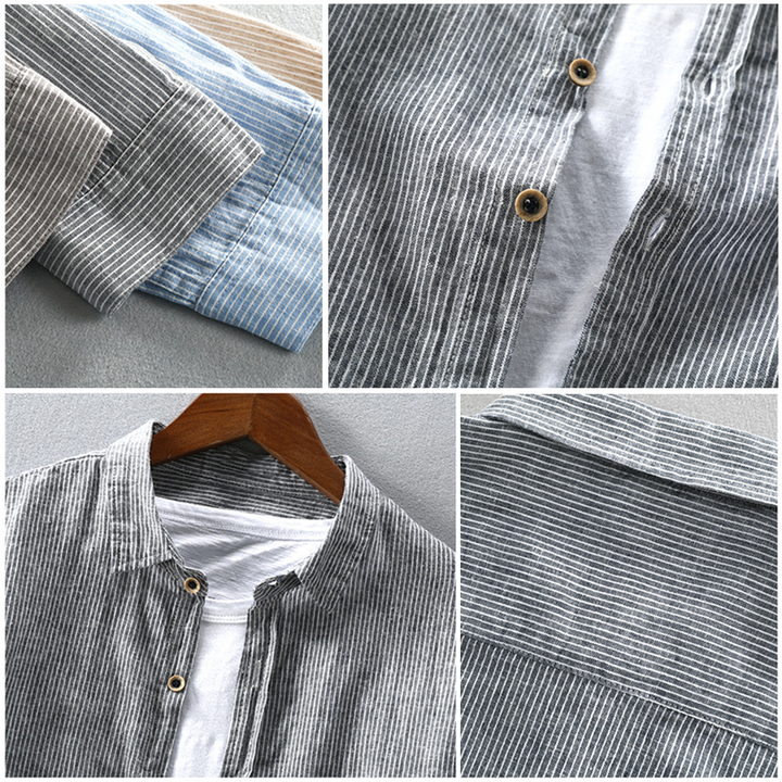 Oliver™ - Striped Linen Shirt