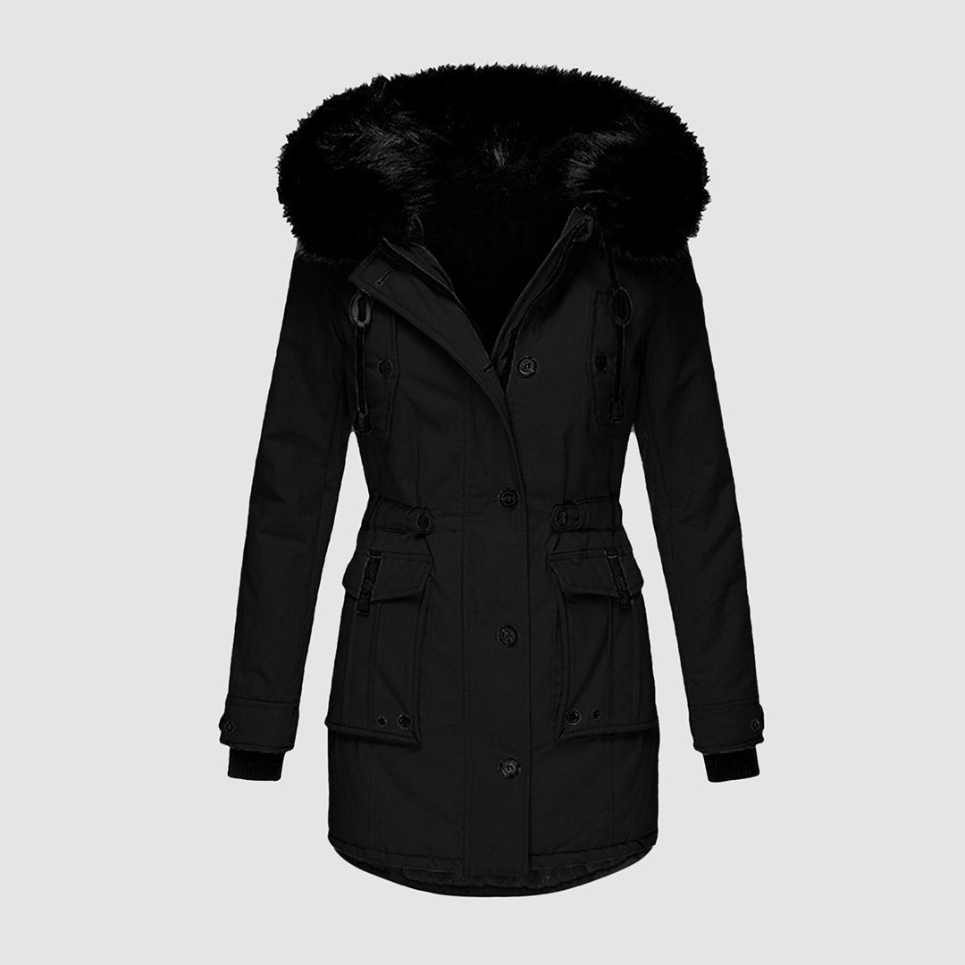Frieda - Stylish long winter coat for women