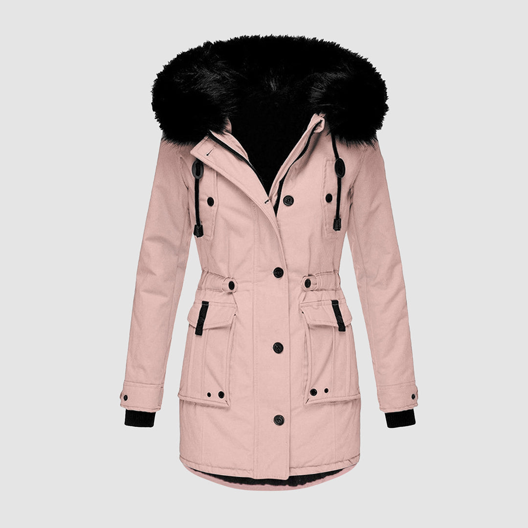 Frieda - Stylish long winter coat for women