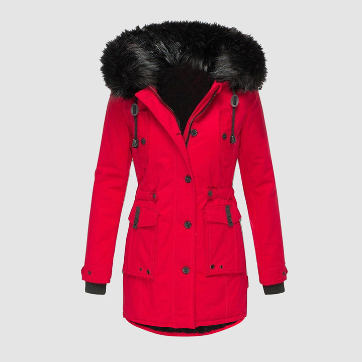 Frieda - Stylish long winter coat for women
