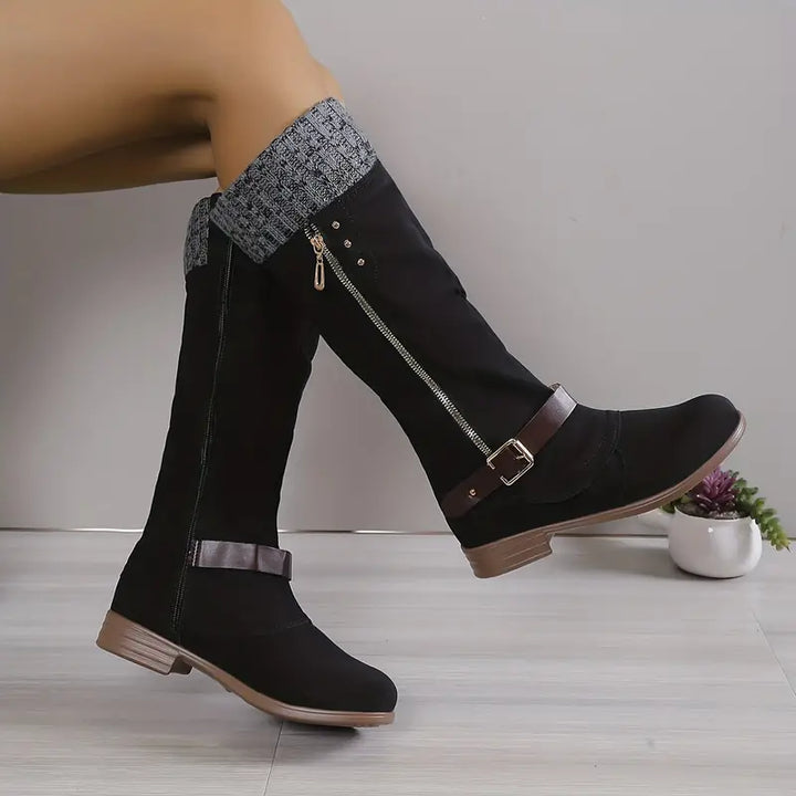 FIONNA - Elegant Women's Boots in Stylish Solid Shades