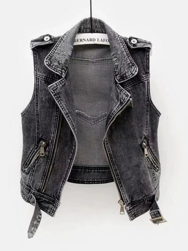 Ella™ - Trendy Denim Vest