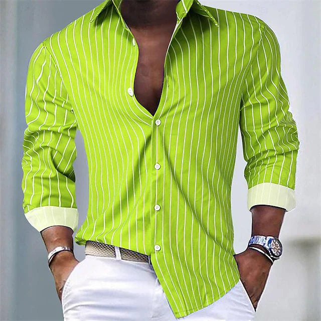 Enzo™ - Classic Striped Shirt