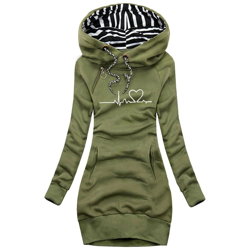 Gayle - Stylish Hoodie Dress for a Fashionable Look