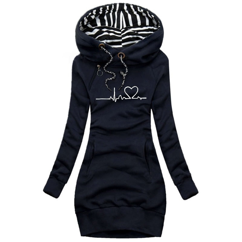 Gayle - Stylish Hoodie Dress for a Fashionable Look