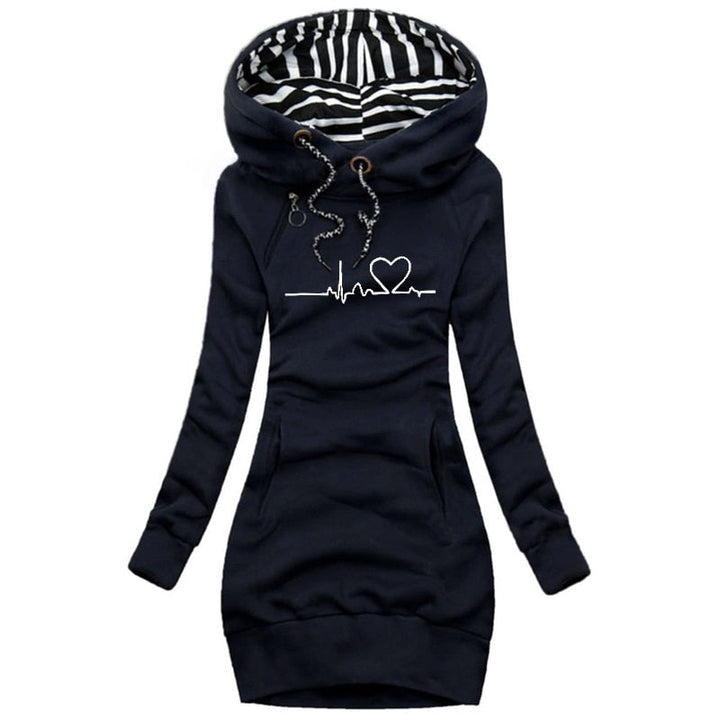 Gayle - Stylish Hoodie Dress for a Fashionable Look