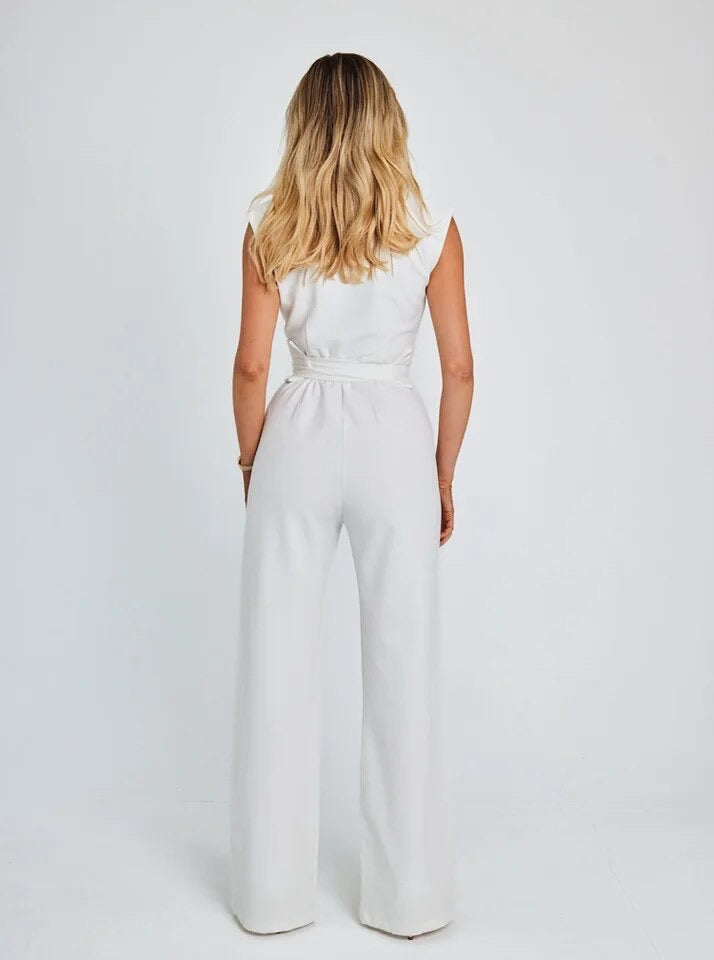 Isabella™ - Elegant Wide-Leg Jumpsuit