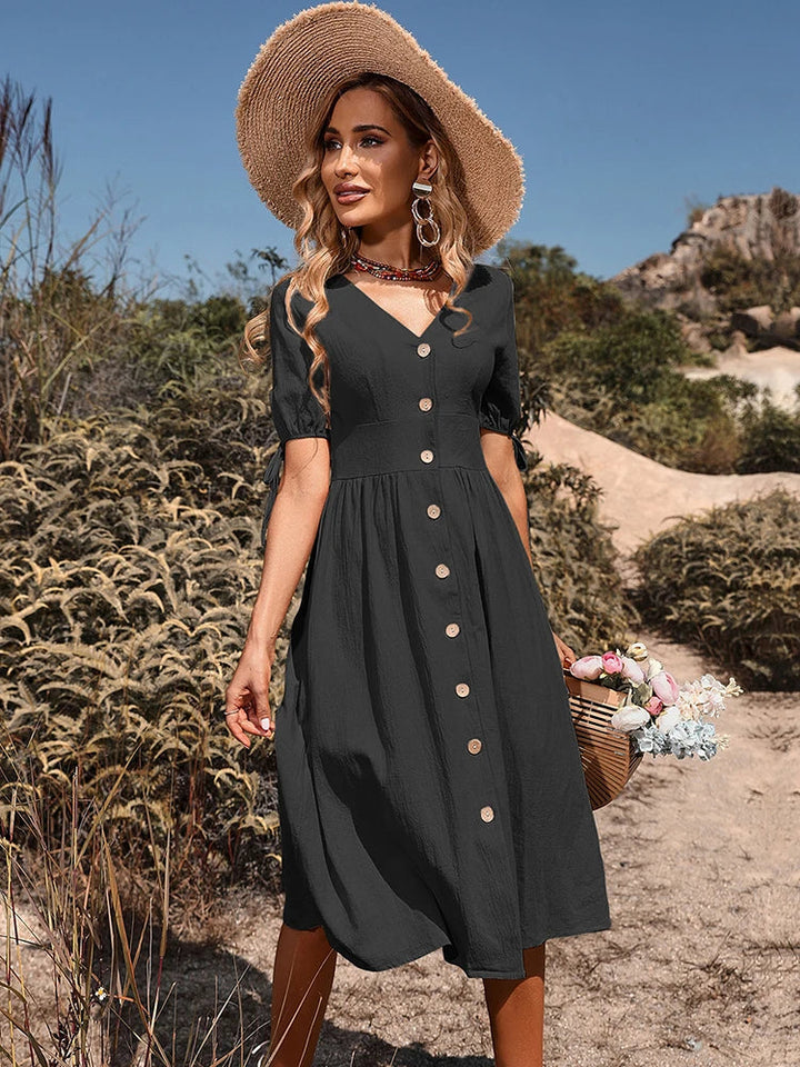 Kelsey - Stylish Casual Midi Dress