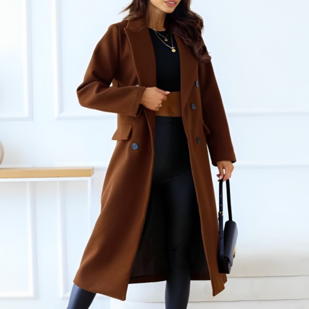 Tahlia™ - Elegant Wool Winter Coat