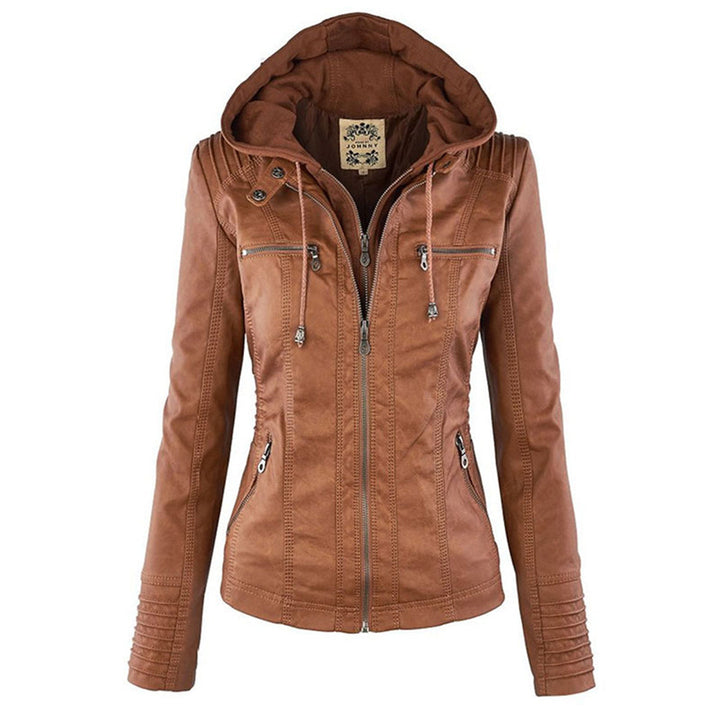 Stylish Leather Summer Coat for Ladies - LIESL