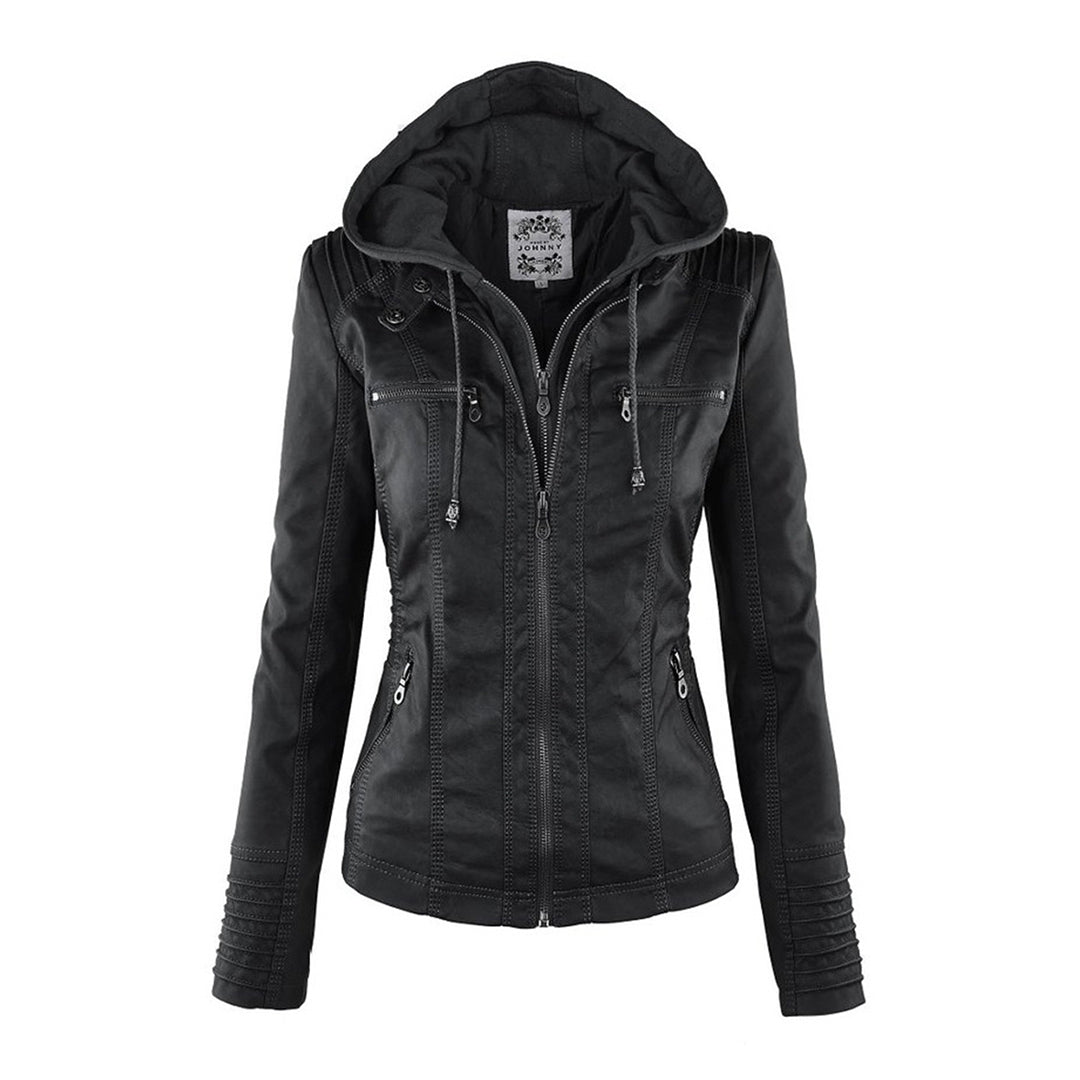 Stylish Leather Summer Coat for Ladies - LIESL