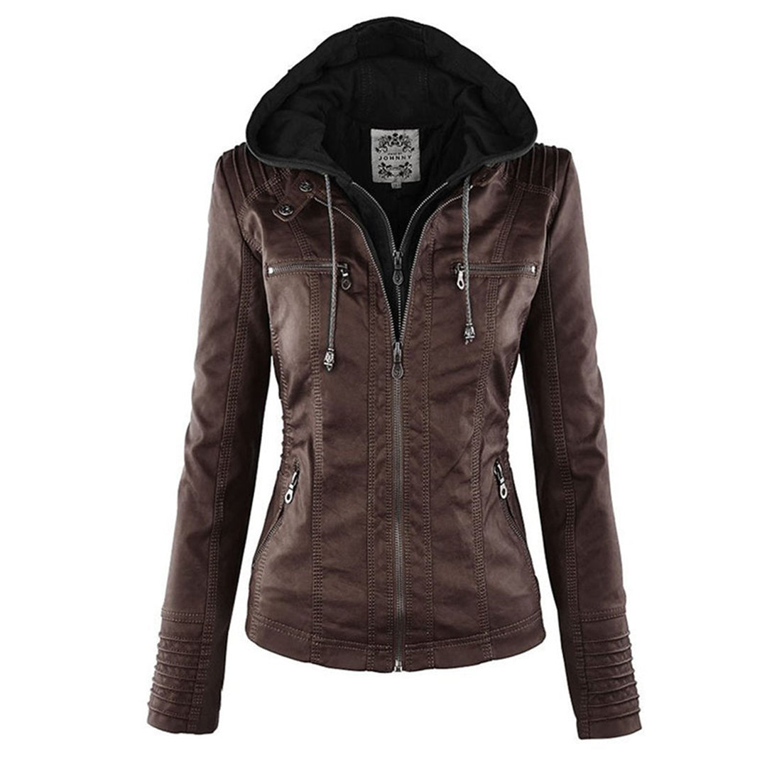 Stylish Leather Summer Coat for Ladies - LIESL