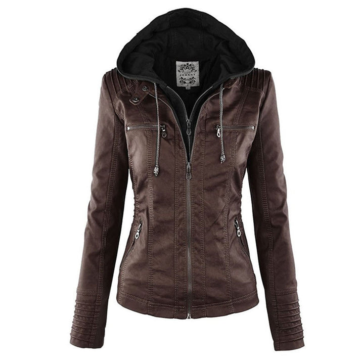 Stylish Leather Summer Coat for Ladies - LIESL