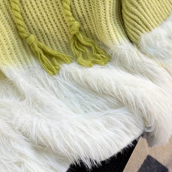 CYRENA - Stylish Coloured Knitted Sweater for Ladies